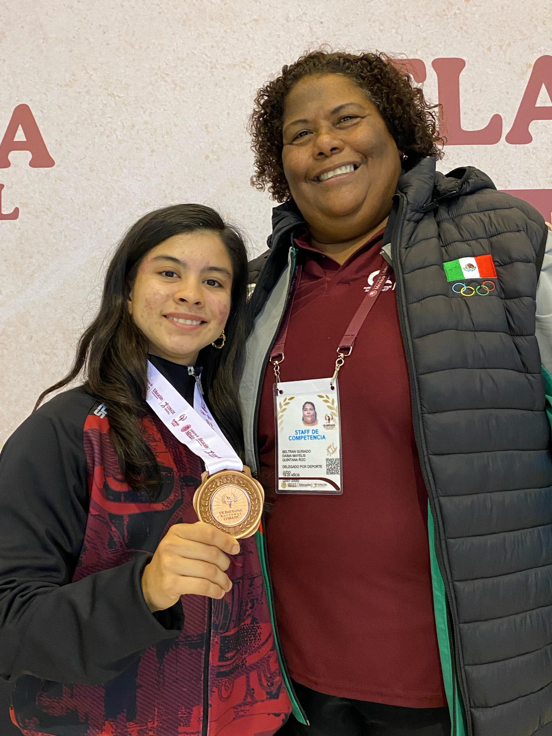 Conquista la judoca quintanarroense Valeria Escalante un metal de bronce para Quintana Roo en la Olimpiada Nacional CONADE 2025