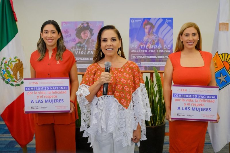 Quintana Roo se adhiere al “Compromiso Nacional por la Vida, la Tranquilidad y la Felicidad de las Mujeres”: Mara Lezama
