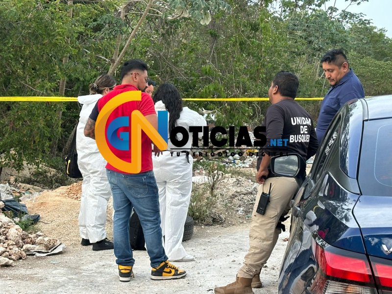 En un camino de terracería, ubicado en las inmediaciones de Gas Auto, a un par de kilómetros de la carretera federal 180, fueron localizados los restos de una persona dentro de una bolsa.