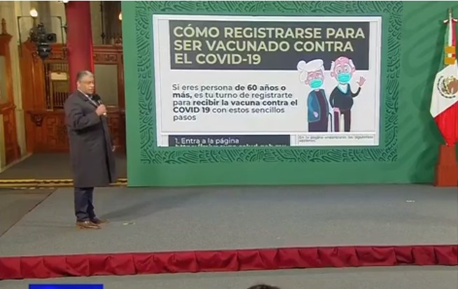 Gobierno habilita sitio web para que adultos mayores se registren para recibir vacuna contra COVID