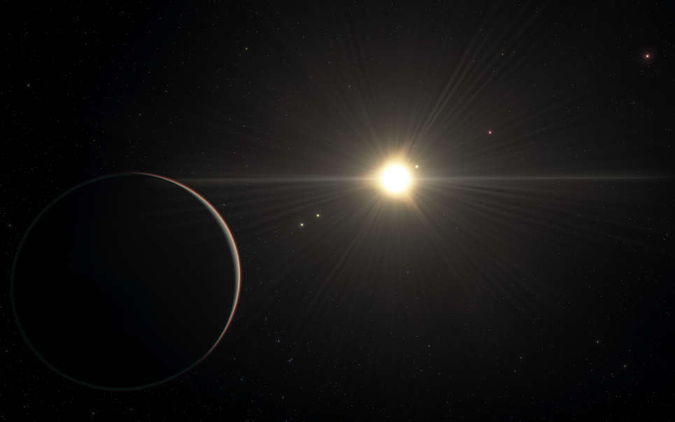 Descubren un sistema solar con seis exoplanetas que se mueven sincronizados alrededor de su estrella