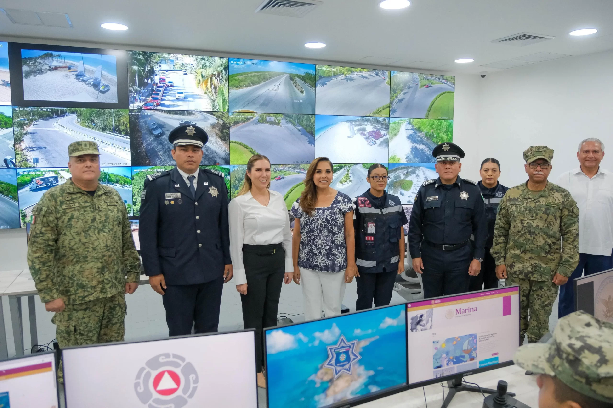 Pone en servicio Mara Lezama nuevo C2 en Costa Mujeres, que se incorpora a una red para construir la paz