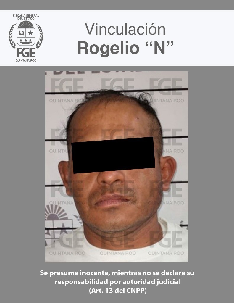 Logra FGE Quintana Roo vinculación a proceso para un masculino por homicidio en Benito Juárez