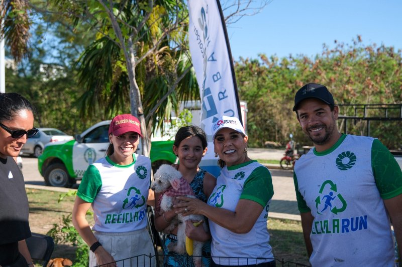 Mara Lezama impulsa conciencia ambiental en Cancún con la primera carrera “Recicla Run” en conmemoración del Día Mundial del Reciclaje