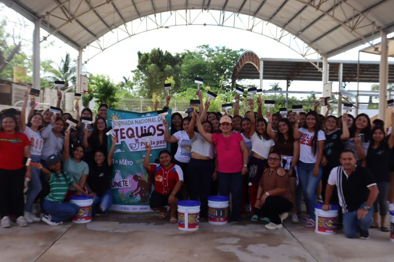 MÁS DE UN MILLÓN DE JÓVENES SE UNEN A LA JORNADA NACIONAL DE TEQUIOS POR LA PAZ Y CONTRA LAS ADICCIONES EN EL PAÍS