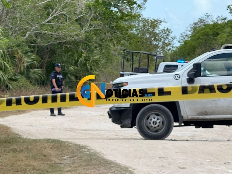 Hallan cuerpo con huellas de violencia en la zona continental de Isla Mujeres; fue abandonado en camino a la Laguna Manatí
