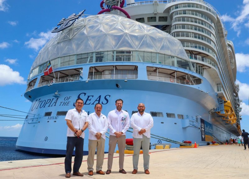 Arriba a Cozumel el segundo crucero más grande del mundo The World’s Biggest Weekend Utopia of the Seas: APIQROO