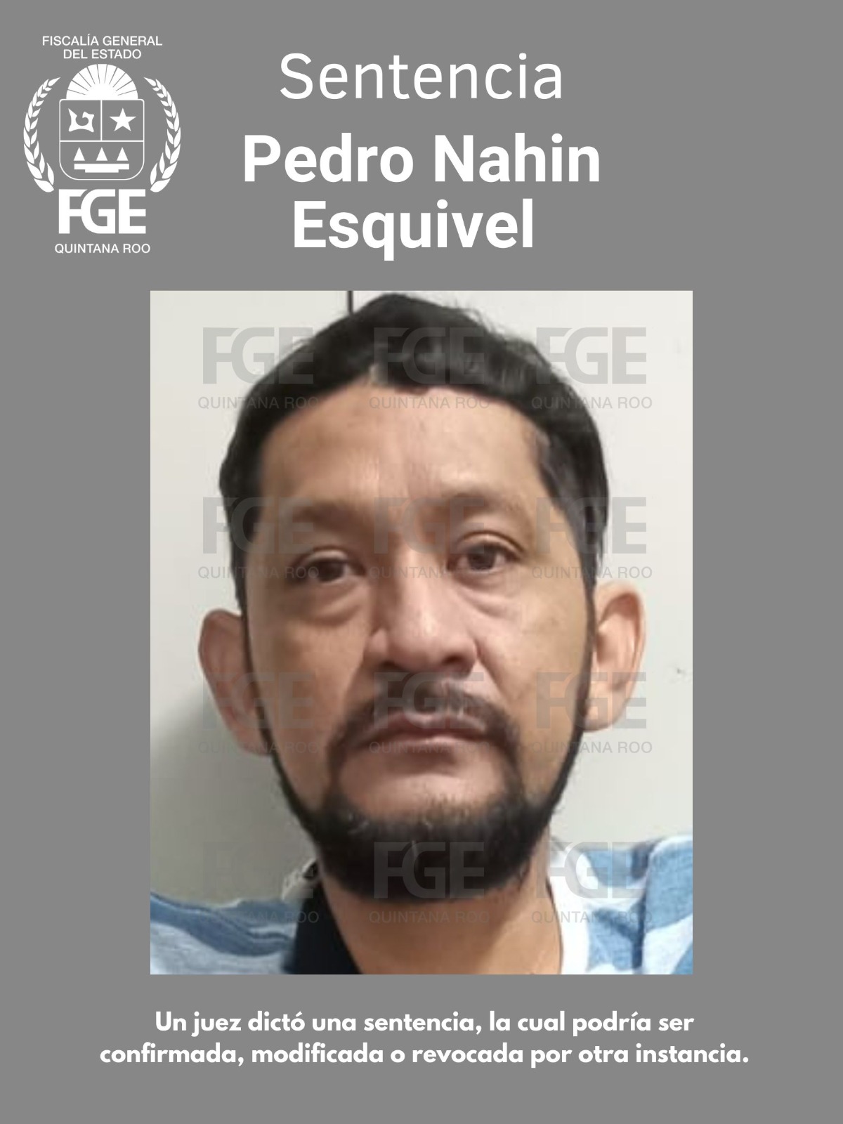 Consigue FGE de Quintana Roo sentencias de entre 31 y 49 años de prisión para cuatro sujetos por desaparición cometida por particulares
