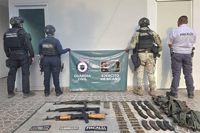 S1car1os intentaron sorprender a militares y policías, en respuesta 3 agresores fueron abatidos en El Capire, Michoacán