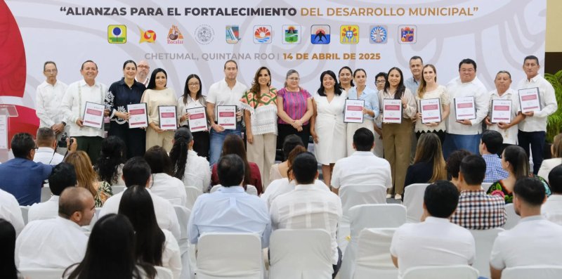 Encabeza Mara Lezama día histórico para Quintana Roo, presentación de todos los Planes Municipales de Desarrollo