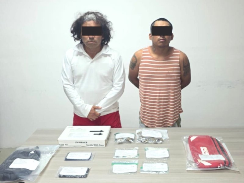 Captura FGE de Quintana Roo a dos sujetos implicados en el enfrentamiento con policías en un hotel de Isla Mujeres