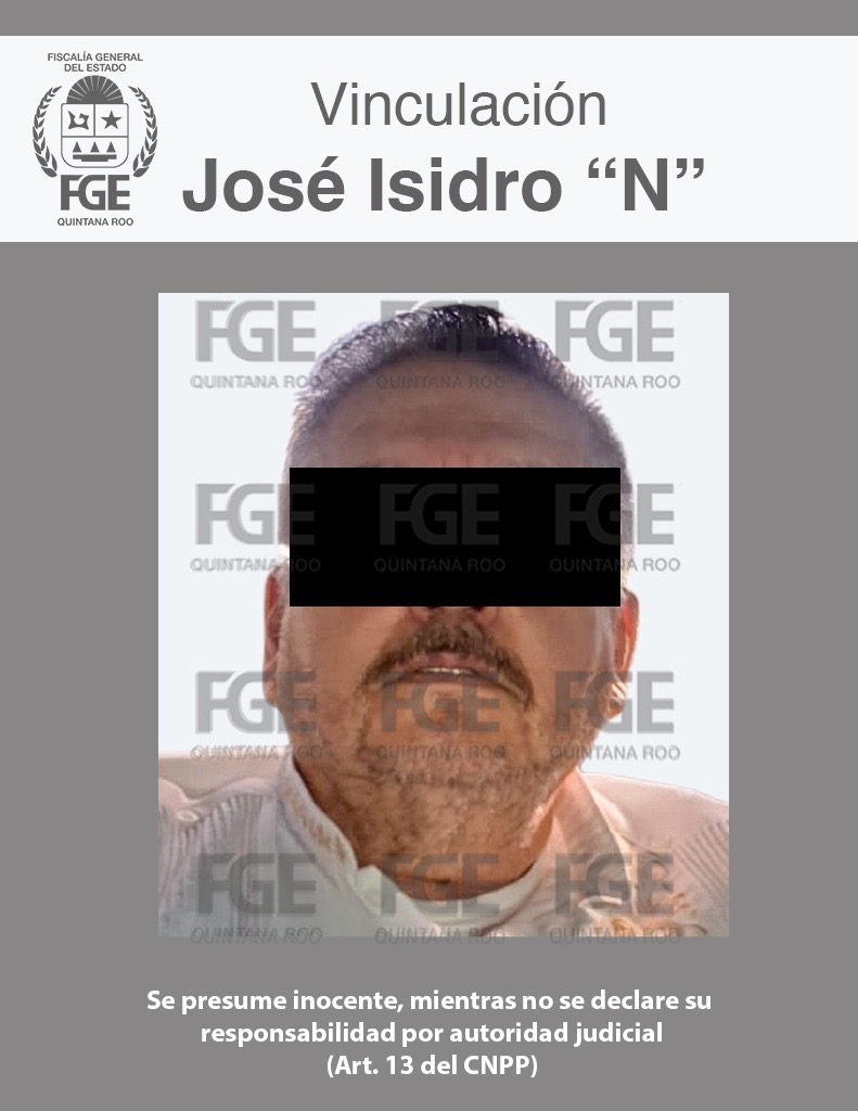 Logra FGE Quintana Roo vinculación a proceso de José Isidro “N” por homicidio calificado en Benito Juárez; permanecerá en prisión preventiva