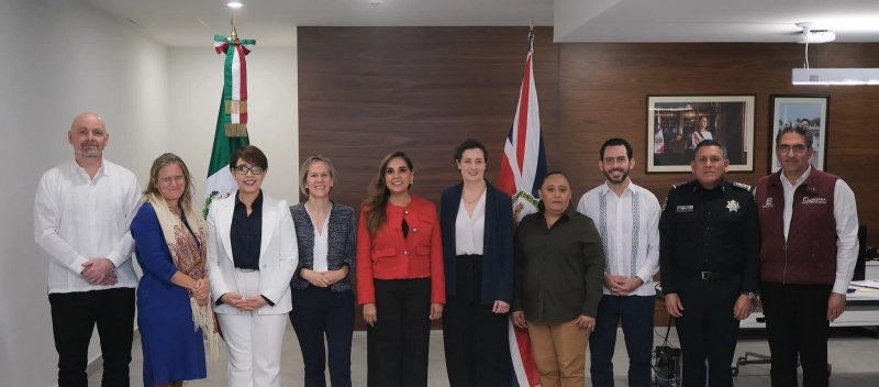 Fortalece Mara Lezama relación diplomática con embajadora británica en México, Susannah Goshko