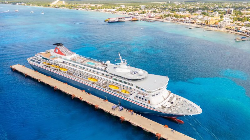 “MS Balmoral”, crucero que recreó el viaje del RMS Titanic, vuelve a Cozumel luego de ocho años de ausencia
