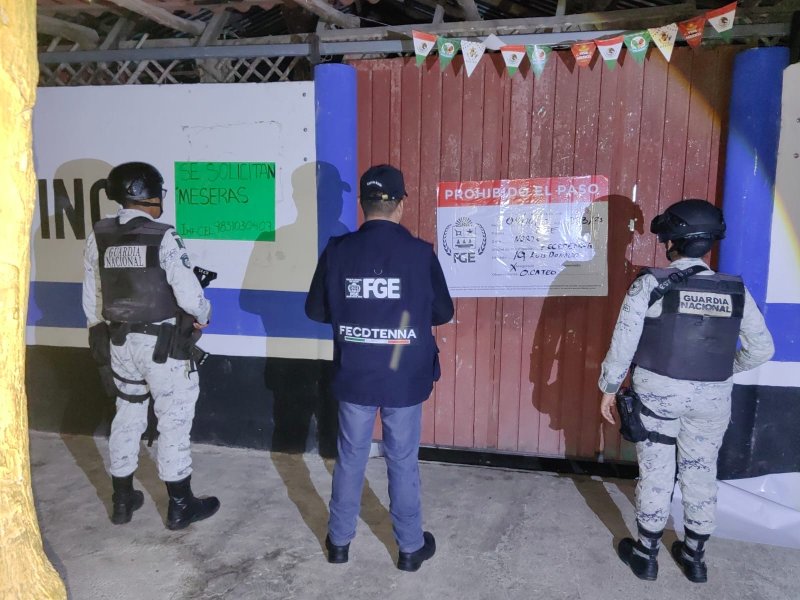 FGE Quintana Roo y Guardia Nacional ubican y resguardan a 9 mujeres víctimas de trata y prostitución en Benito Juárez