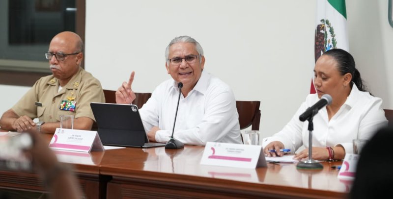 Capturan Fiscalía y Grupo Interinstitucional a 5 personas y aseguran armas en Othón P. Blanco y Benito Juárez