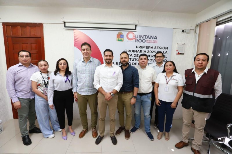 Preside titular de la SEDETUS la Primera Sesión Ordinaria 2025 de la Junta de Gobierno del Instituto de Movilidad del Estado de Quintana Roo
