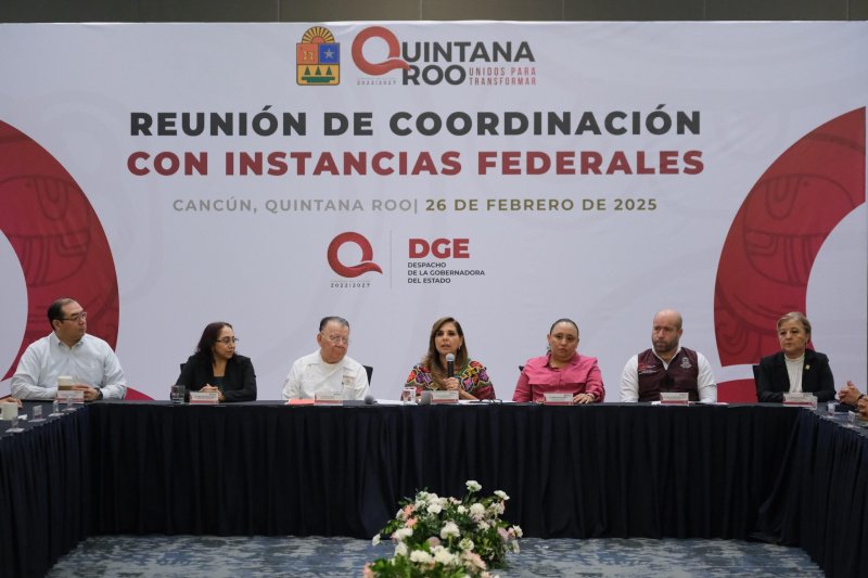 Preside Mara Lezama histórica reunión interinstitucional estatal-federal para que la justicia social siga llegando a cada rincón de Quintana Roo