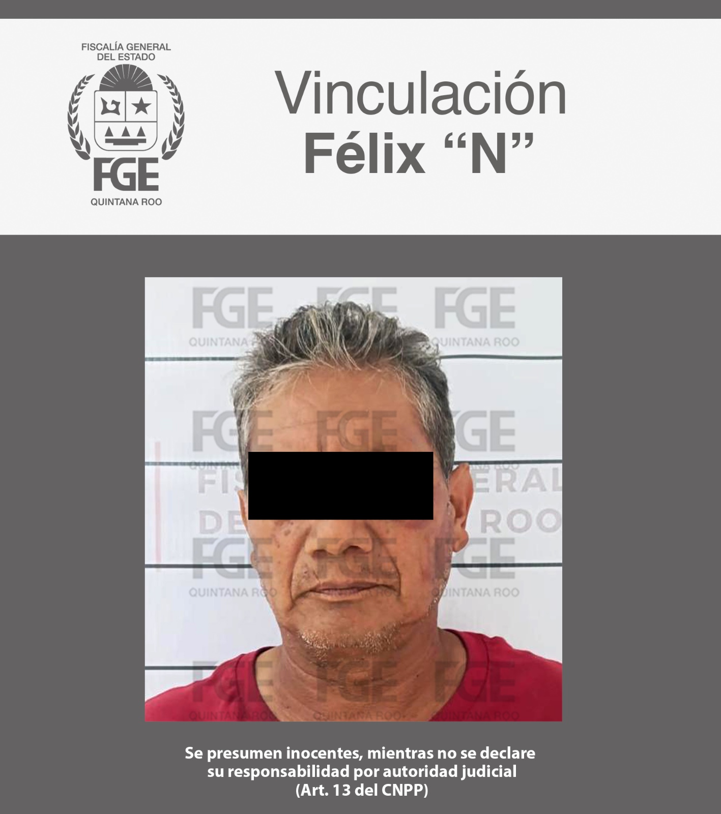 Obtiene FGE de Quintana Roo vinculación a proceso para un sujeto por zoofilia en Playa del Carmen