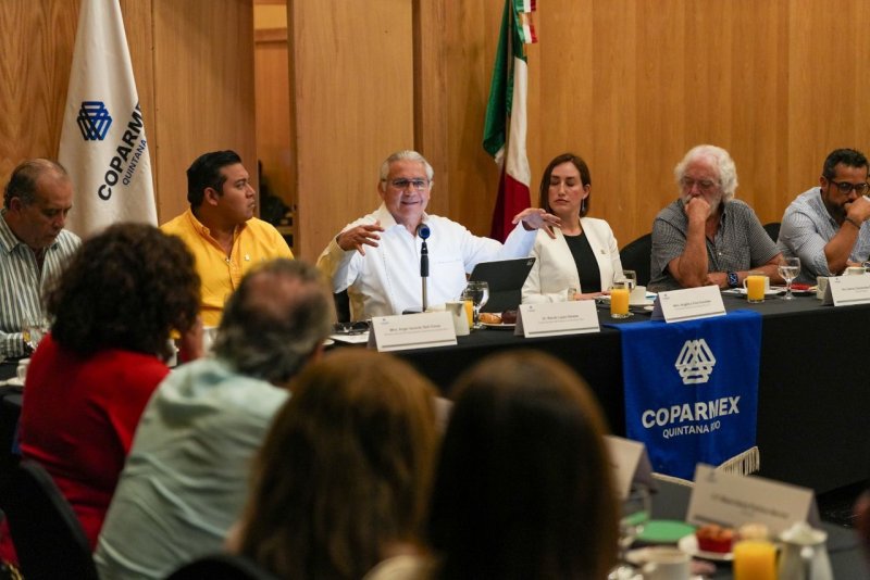 Raciel López Salazar une esfuerzos con empresarios de la Coparmex para llevar ante la justicia a los transgresores de la ley