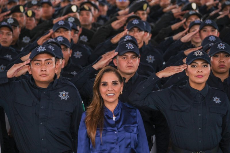 Con más y mejor inversión en seguridad, fortalece Mara Lezama la capacitación policial para la protección de las y los quintanarroenses