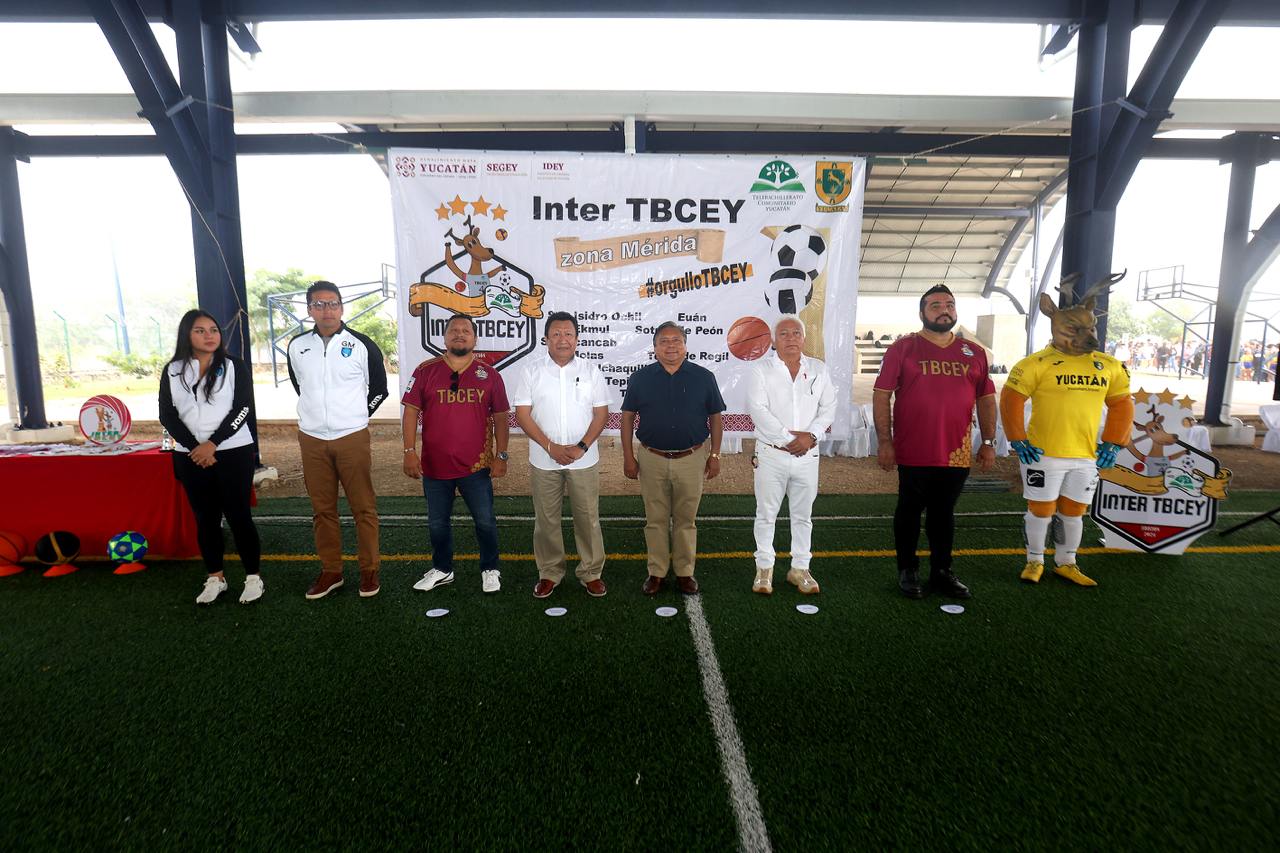 Participan en torneo más de 700 estudiantes de Telebachillerato Comunitario del Estado de Yucatán