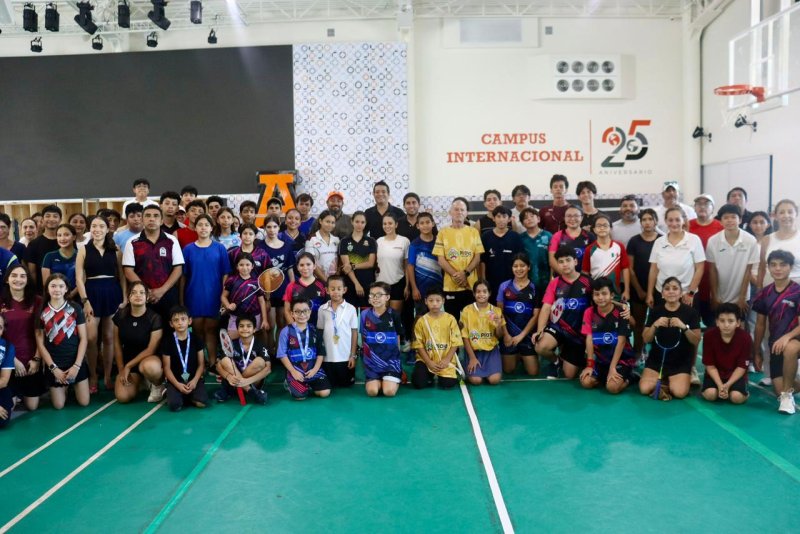 Fortalecen la promoción del Bádminton en Quintana Roo, al realizarse con éxito el Torneo Cancún 2025: CODEQ