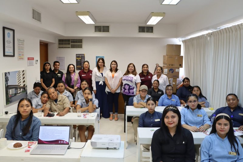 Capacita IQM a mujeres trabajadoras del sector hotelero en la prevención de la violencia de género