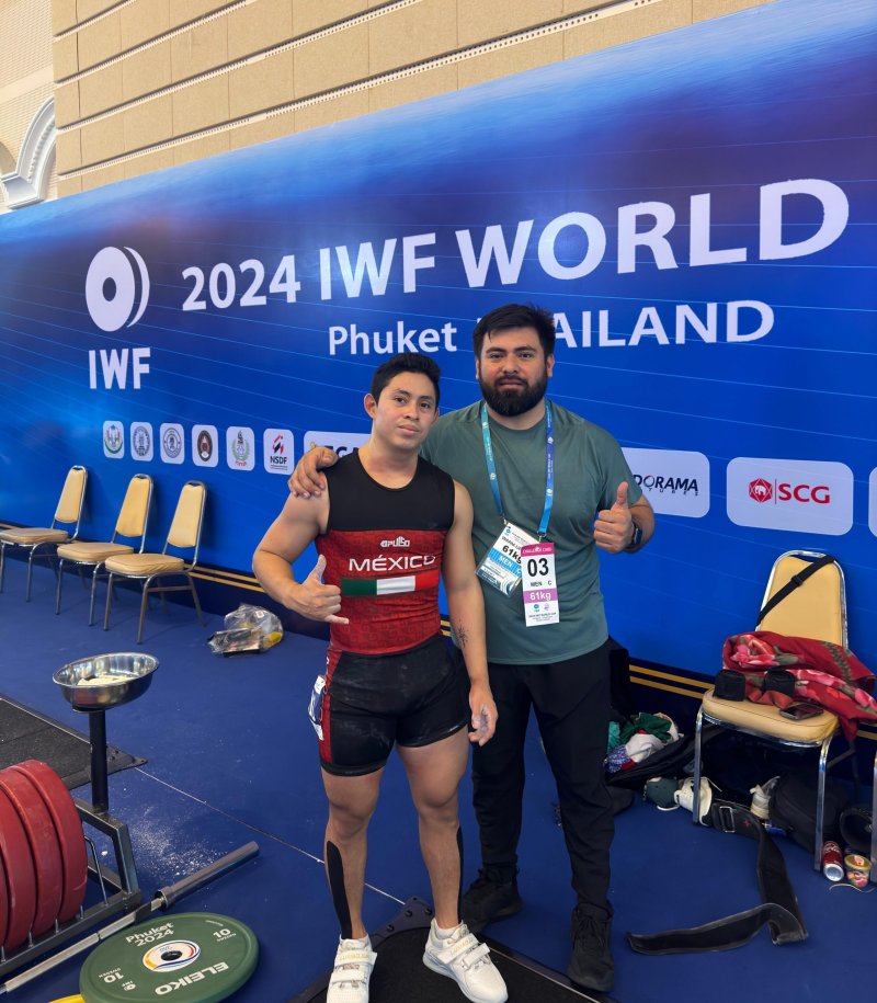 Finaliza Víctor Güémez en el sitio 14 del ranking olímpico de halterofilia, tras su participación en el IWF 2024 World Cup