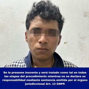 Se realiza la detención de cuatro presuntos implicados en Delitos Contra la Salud y de Portación de Arma de Fuego