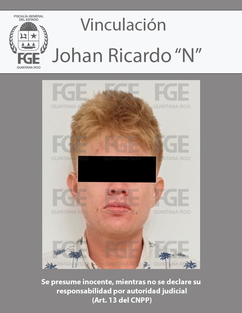 Logra FGE de Quintana Roo vinculación a proceso para un masculino por homicidio calificado en Benito Juárez