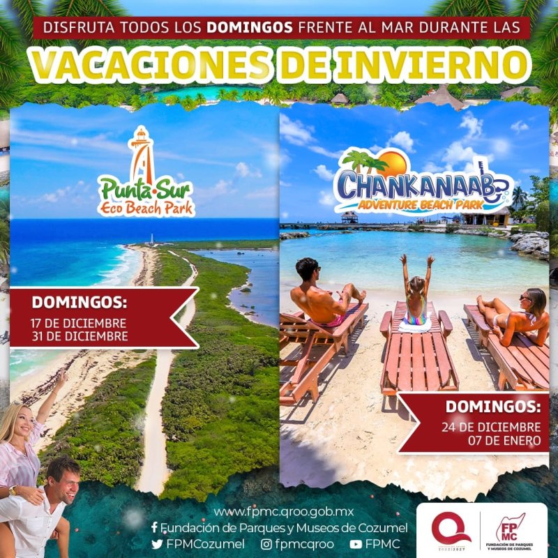 La Fundación de Parques y Museos abrirá sus centros de recreación todos los domingos del mes de diciembre