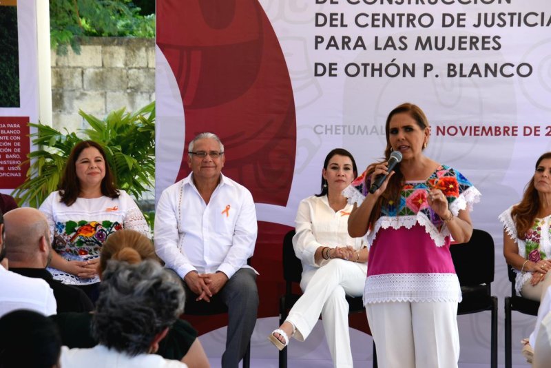 Presentan la Gobernadora Mara Lezama y el Fiscal General Raciel López Salazar avances del proyecto de construcción del Centro de Justicia para las Mujeres de Othón P. Blanco