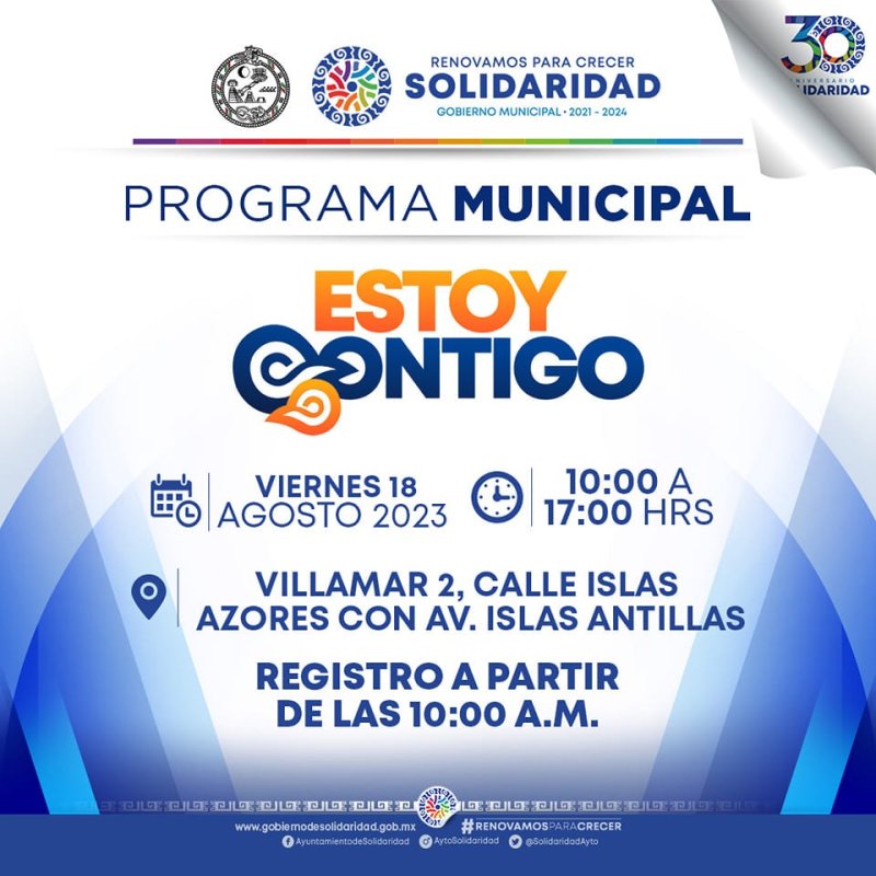 Programa “Estoy Contigo” llegará a Villamar IIPrograma “Estoy Contigo” llegará a Villamar II￼￼￼￼￼￼