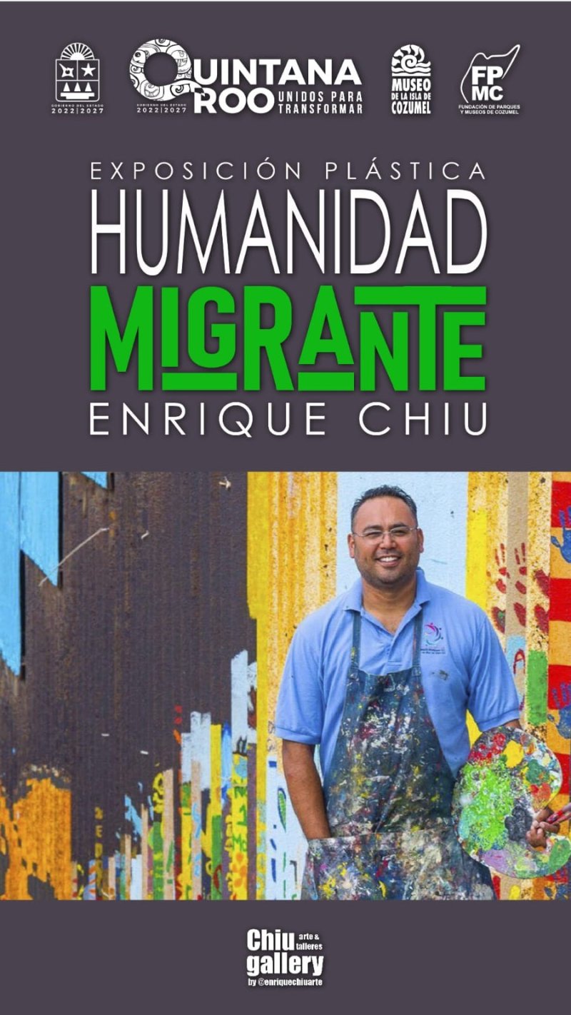Invita la FPMC invita a la inauguración de la exposición “Humanidad Migrante”, del artista Enrique Chiu