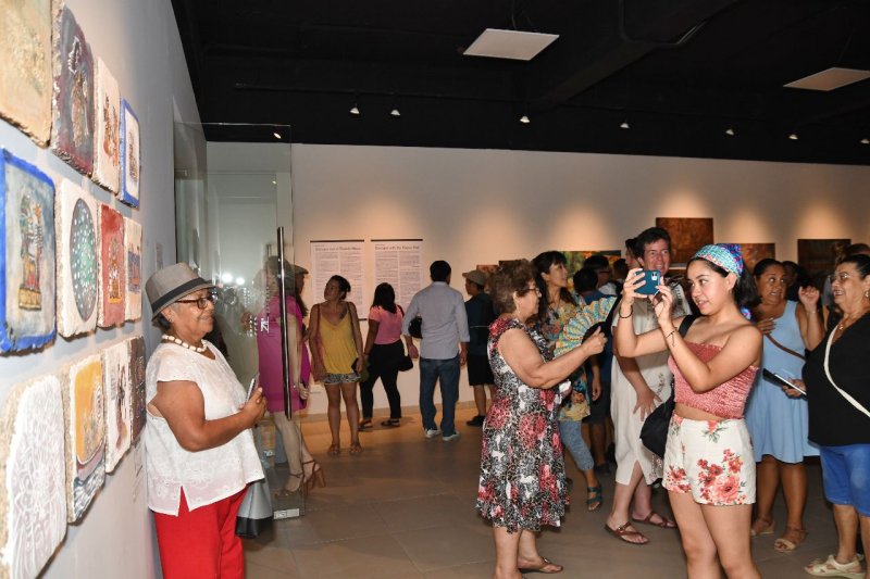 La Fundación de Parques y Museos inauguró la exposición pictórica “Diálogos con el Pasado Maya”