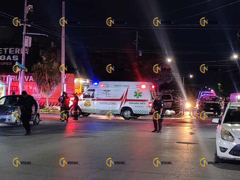 Un ataque armado dejó la noche del jueves dos personas lesionadas cuando se encontraban en una taquería de la supermanzana 223.