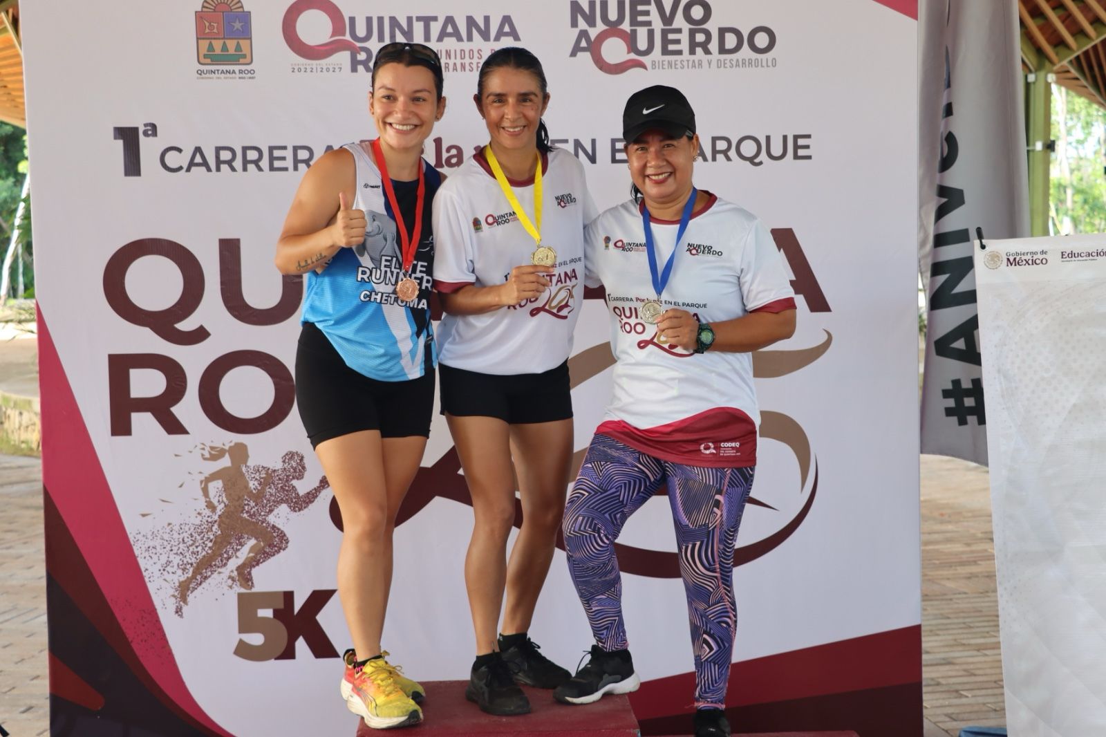 Promueve CODEQ acciones para la Construcción de Paz al realizar con éxito la Primera Carrera en el Parque Quintana Roo