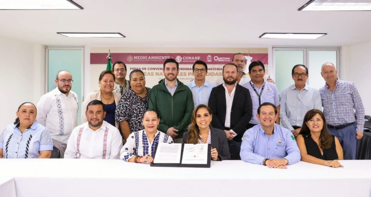 Gobierno de México y del Estado firman acciones de protección de la riqueza natural de Quintana Roo