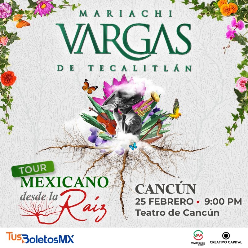 Mariachi Vargas de Tecatitlán regresan con su Tour Mexicano desde la Raíz 🇲🇽