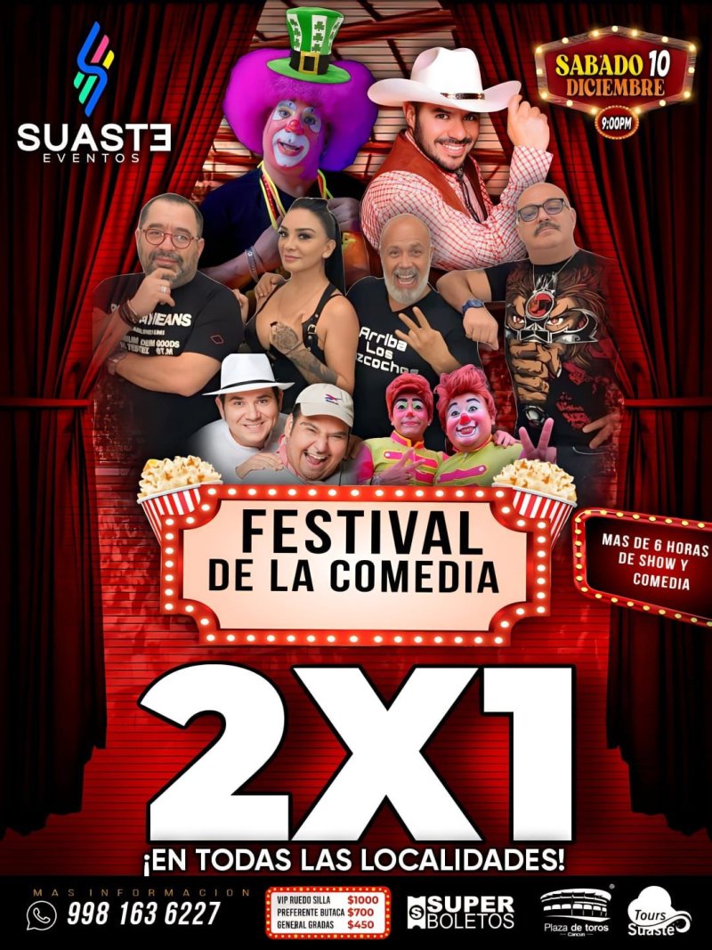 Quieres pasar más de 0️⃣6️⃣ horas de risas, carcajadas, ocurrencias, diversión, música y buen show … 🔉 ATENCIÓN porque esta promoción es para ti 👇