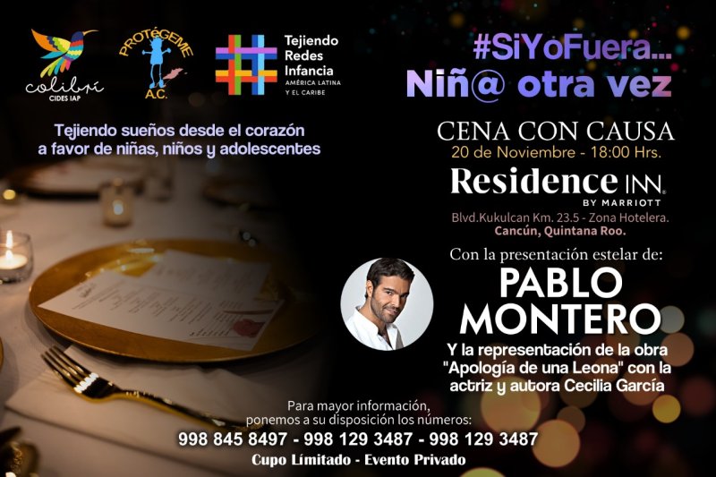 Protégeme A.C<br>Colibrí Cides IAP<br>Teniendo Redes Infancia América Latina, y del Caribe te invitan a la