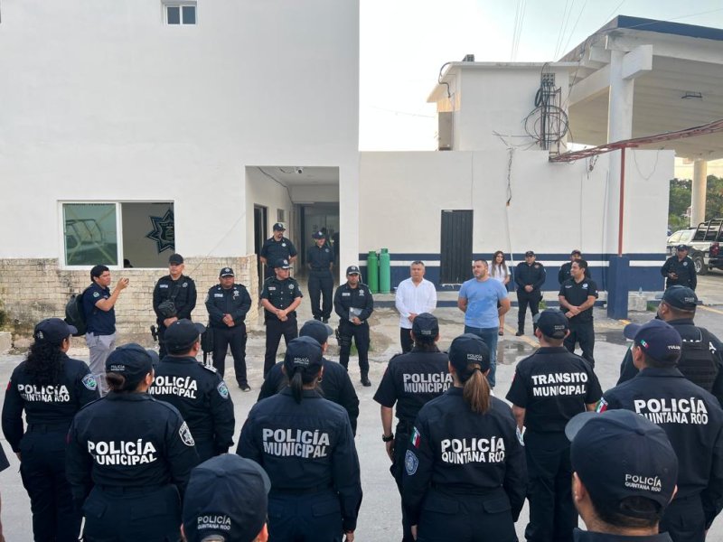 Agradece secretario de Seguridad de Tulum respaldo del diputado Isaac Janix a la SSPYPC Tulum