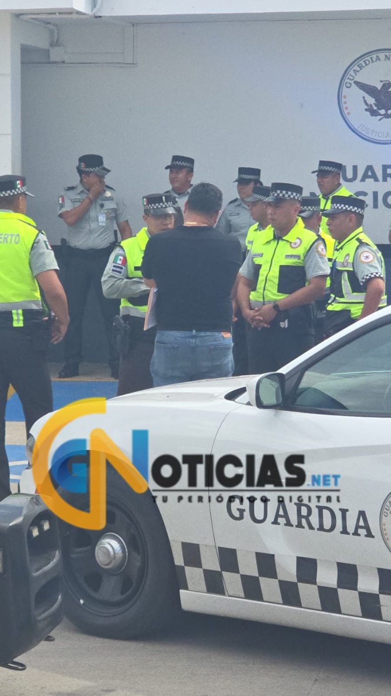 Operadores de Uber y Didi protestan contra la Guardia Nacional por extorsiones en el aeropuerto