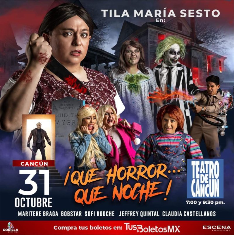 Tila María Sesto te hará morir de miedo… Y DE RISA con su gran estreno: ¡Qué horror, qué noche! 😂