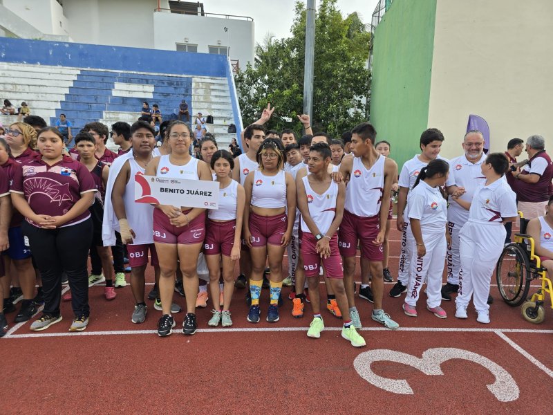 Cumplen con éxito deportistas quintanarroenses con discapacidad en su eliminatoria de la Paraolimpiada Estatal 2025