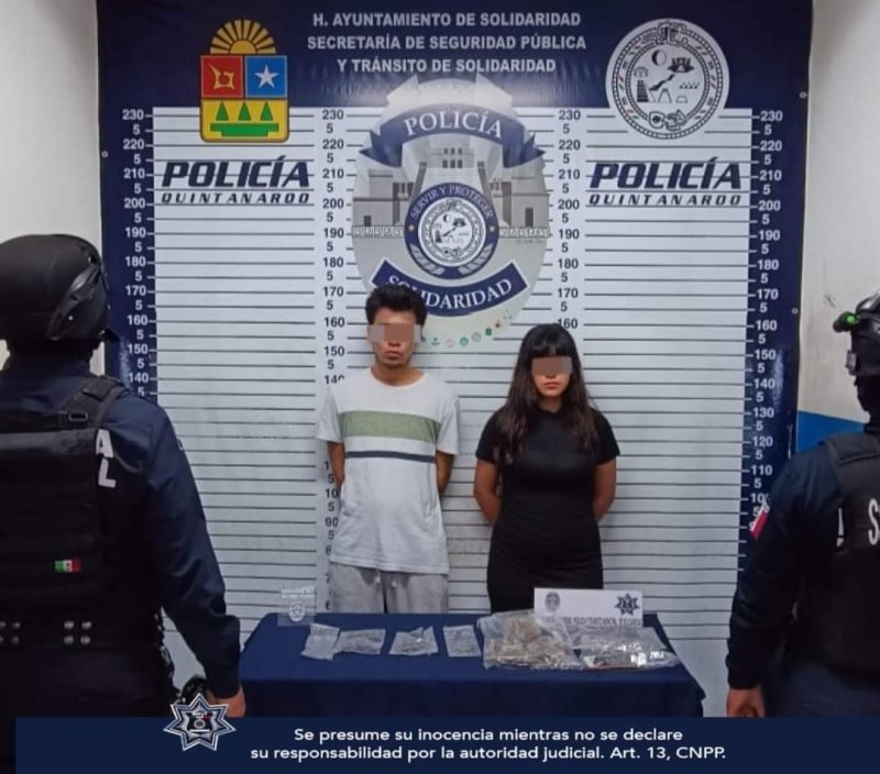 𝗗𝗲𝘁𝗶𝗲𝗻𝗲𝗻 𝗮 𝗽𝗮𝗿𝗲𝗷𝗮 𝗱𝗲 𝗻𝗮𝗿𝗰𝗼𝗺𝗲𝗻𝘂𝗱𝗶𝘀𝘁𝗮𝘀 𝗲𝗻 𝗣𝗹𝗮𝘆𝗮 𝗱𝗲𝗹 𝗖𝗮𝗿𝗺𝗲𝗻