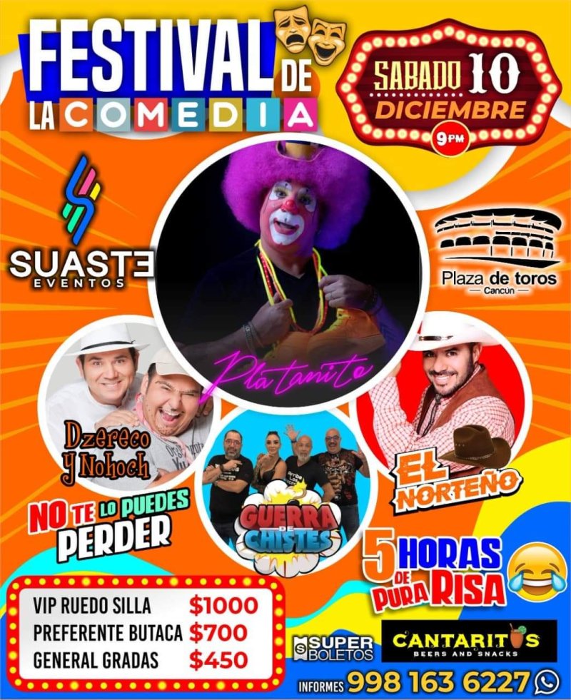 🎉 El Festival de la Comedia 🎭 tiene para ti un elenco de lujo👌