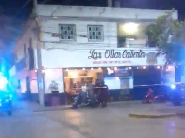 Una mujer y dos hombres heridos a balazos en “Las Ollas Calientes” de Playa del Carmen￼