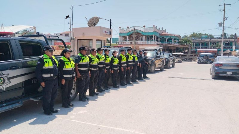 Operativo de Seguridad en el Puerto de El Cuyo